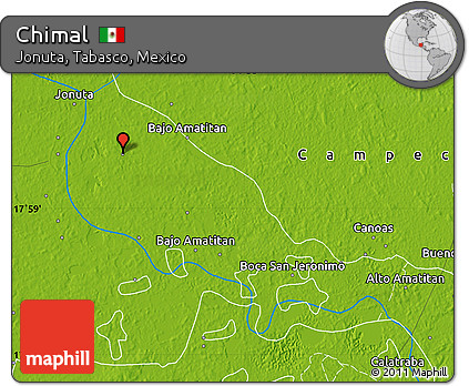 Physical Map of Chimal