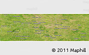 Satellite Panoramic Map of the area around 17° 50' 55" N, 91° 43' 29" W