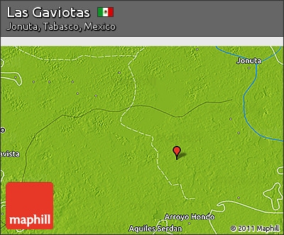 Physical 3D Map of Las Gaviotas