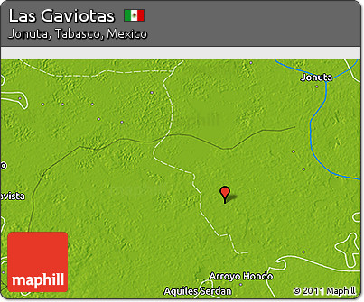 Physical 3D Map of Las Gaviotas