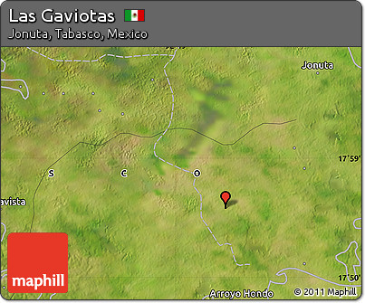 Satellite Map of Las Gaviotas