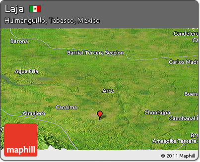 Satellite Panoramic Map of Laja