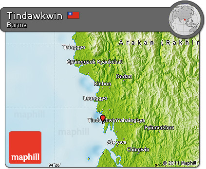 Physical Map of Tindawkwin