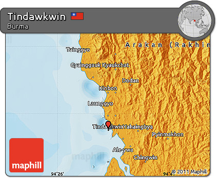 Political Map of Tindawkwin