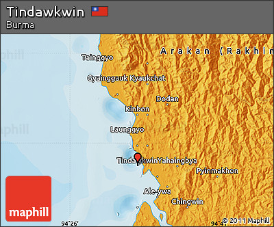Political Map of Tindawkwin