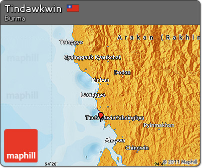 Political Map of Tindawkwin