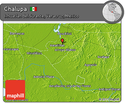 Physical 3D Map of Chalupa