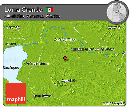 Physical 3D Map of Loma Grande