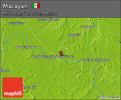 Physical 3D Map of Macayán