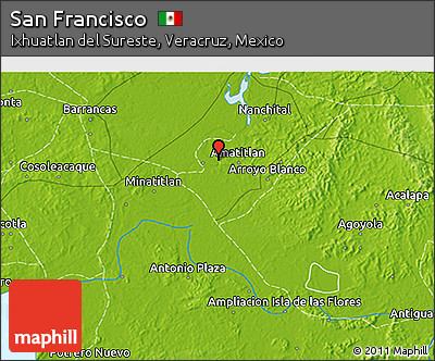 Physical 3D Map of San Francisco