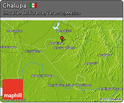 Physical 3D Map of Chalupa