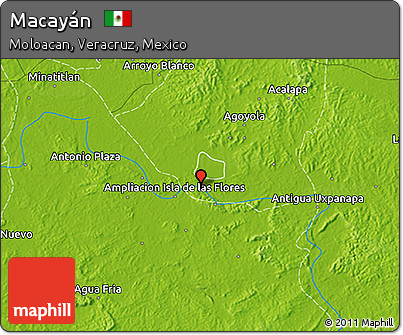 Physical 3D Map of Macayán