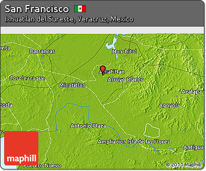 Physical 3D Map of San Francisco
