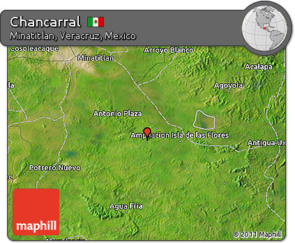 Satellite 3D Map of Chancarral