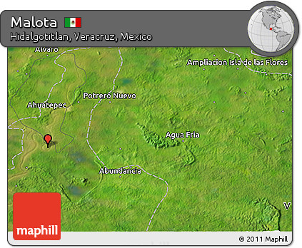 Satellite 3D Map of Malota