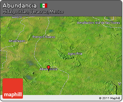 Satellite 3D Map of Abundancia