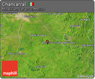 Satellite 3D Map of Chancarral