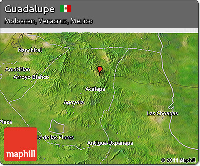 Satellite 3D Map of Guadalupe