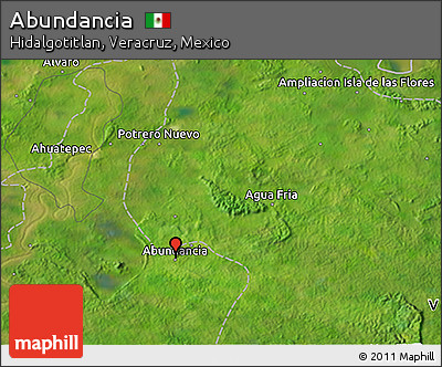 Satellite 3D Map of Abundancia