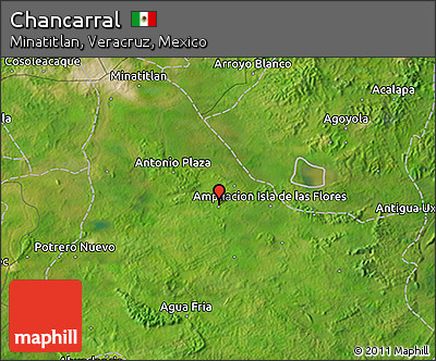 Satellite 3D Map of Chancarral