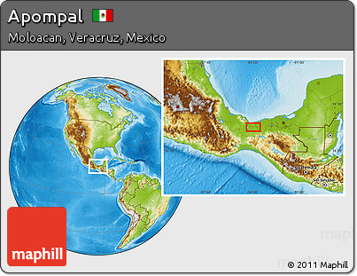 Physical Location Map of Apompal