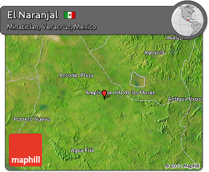 Satellite Map of El Naranjal