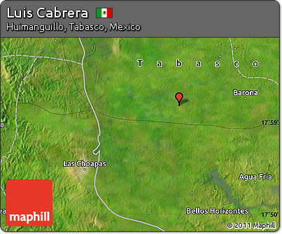 Satellite Map of Luis Cabrera