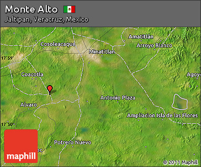Satellite Map of Monte Alto
