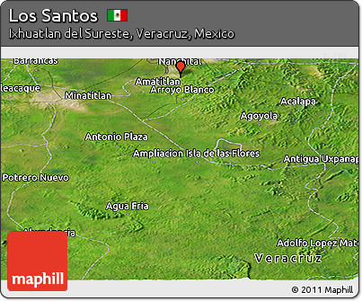Satellite Panoramic Map of Los Santos