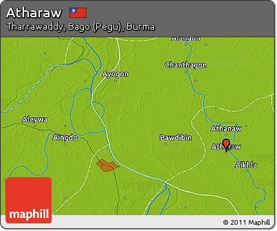 Physical 3D Map of Atharaw