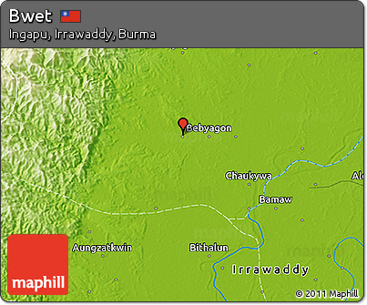 Physical 3D Map of Bwet
