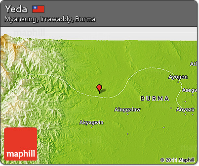 Physical 3D Map of Yeda