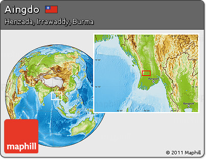Physical Location Map of Aingdo