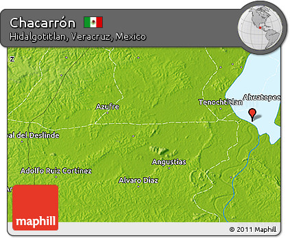 Physical 3D Map of Chacarrón