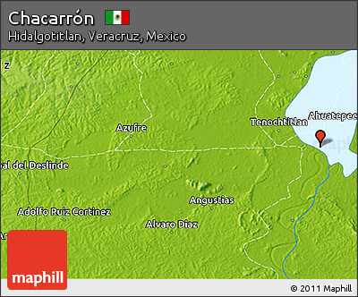 Physical 3D Map of Chacarrón