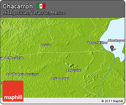 Physical 3D Map of Chacarrón