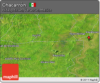 Satellite 3D Map of Chacarrón