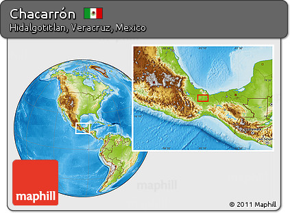 Physical Location Map of Chacarrón
