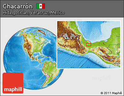 Physical Location Map of Chacarrón