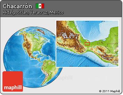 Physical Location Map of Chacarrón