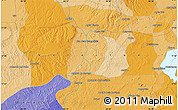 Political Map of the area around 17° 50' 55" N, 95° 7' 30" W