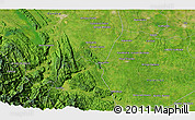 Satellite 3D Map of the area around 17° 50' 55" N, 95° 58' 29" W