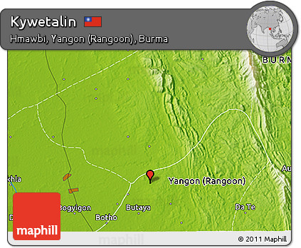Physical 3D Map of Kywetalin