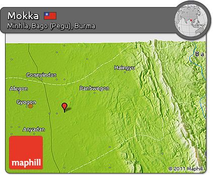 Physical 3D Map of Mokka