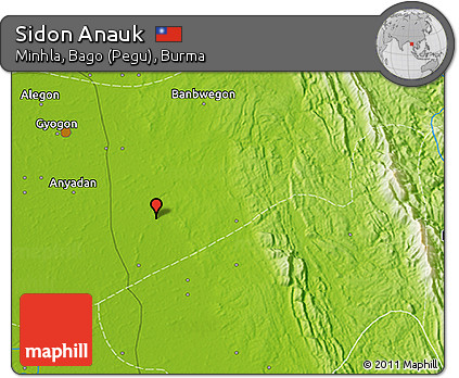 Physical 3D Map of Sidon Anauk