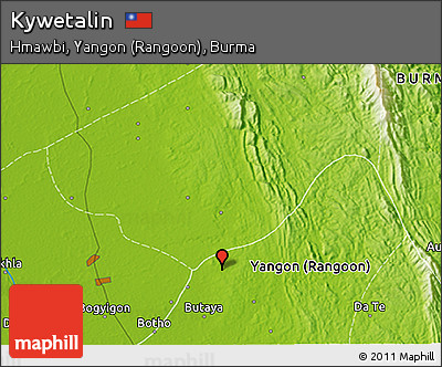 Physical 3D Map of Kywetalin