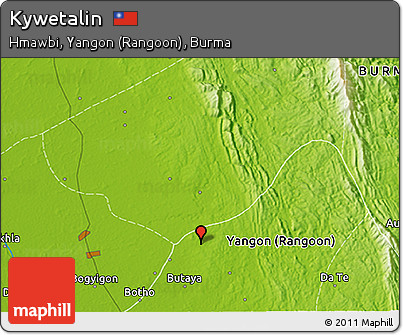 Physical 3D Map of Kywetalin