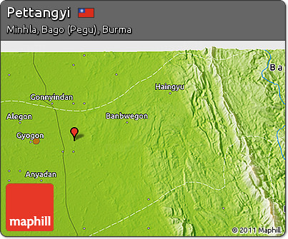 Physical 3D Map of Pettangyi