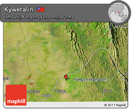 Satellite 3D Map of Kywetalin