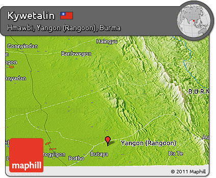 Physical Panoramic Map of Kywetalin